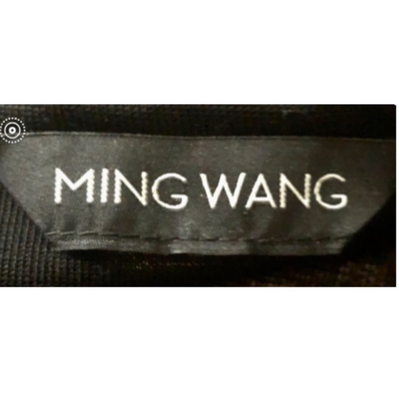 Ming Wang Set Jacket & Skirt With Flare Sleeves & Hem - Picture 3 of 5